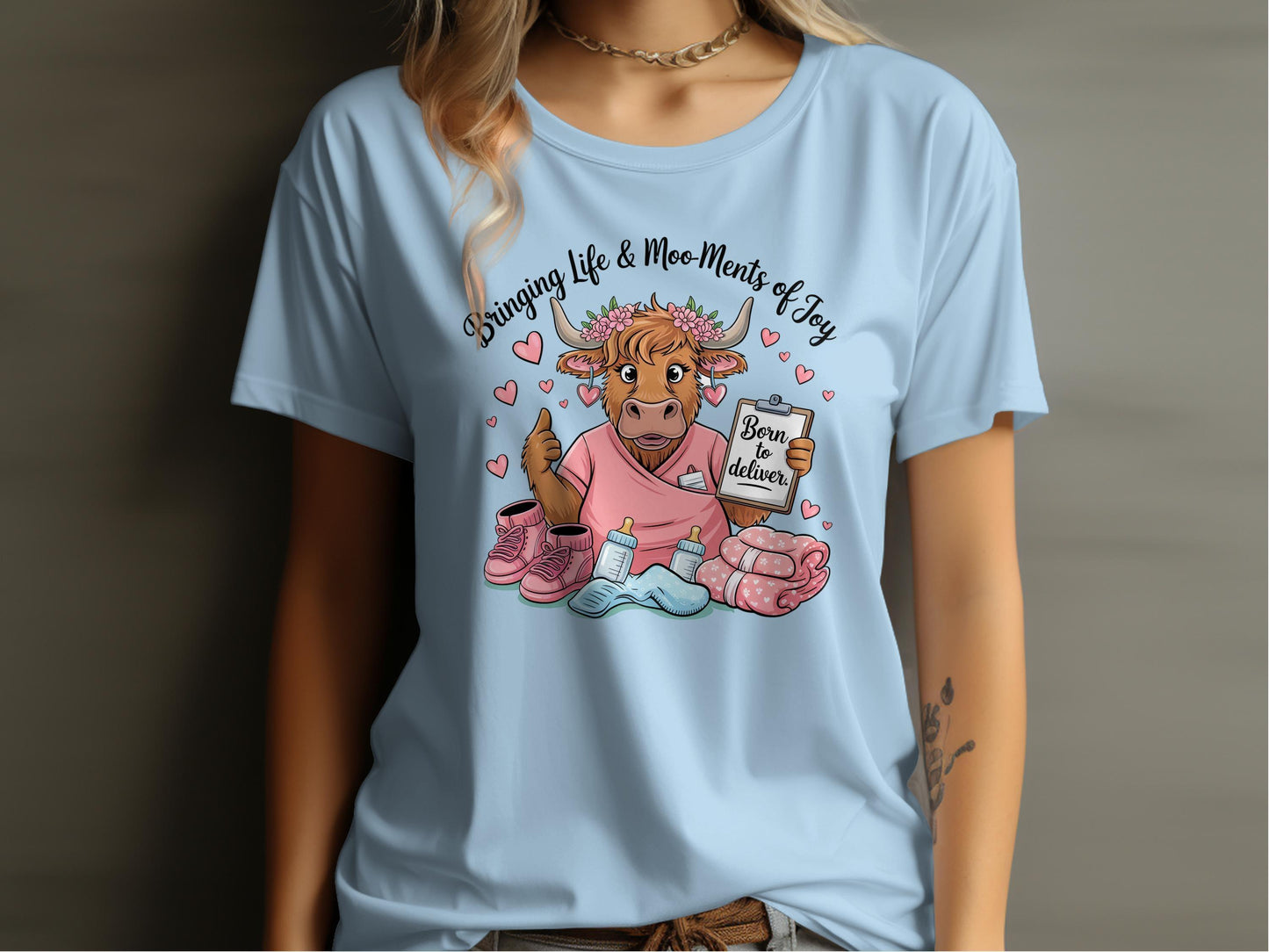 Bringing Life and Moo-Ments of Joy T-shirt product type