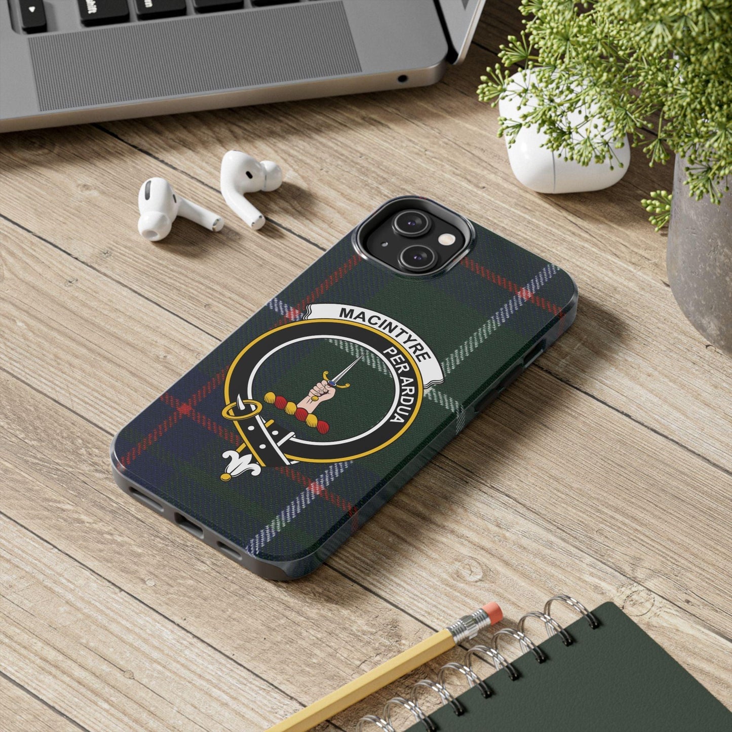 MacIntyre Clan Scottish Tartan Cell Phone Case - Celtic Ancestry Gifts
