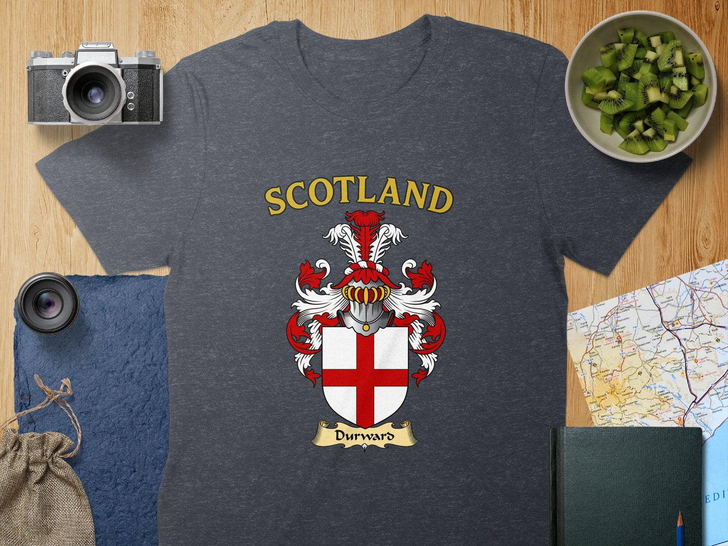 Scotland Durward Coat of Arms Graphic Tee product