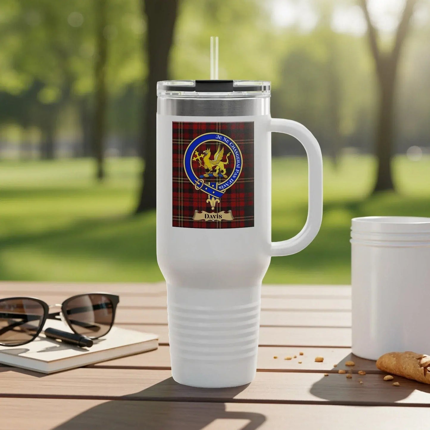 Clan Crest Tartan Design Personalized Tumbler product