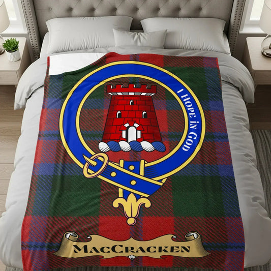 MacCracken Clan Symbol Printed Blanket product