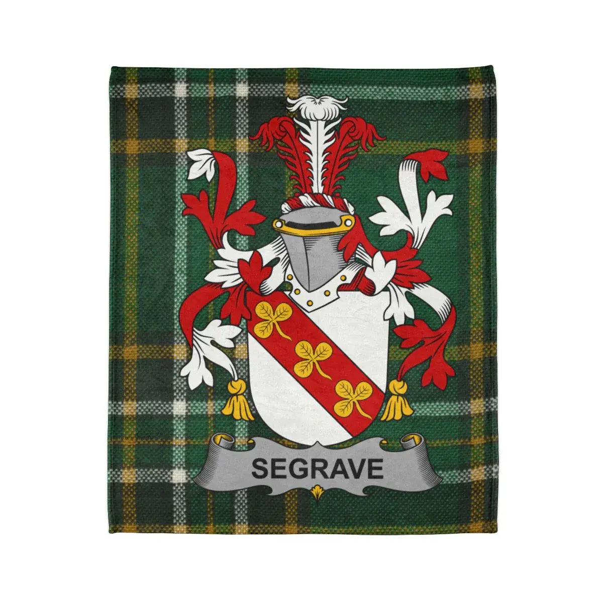 Segrave Family Crest Tartan Blanket product