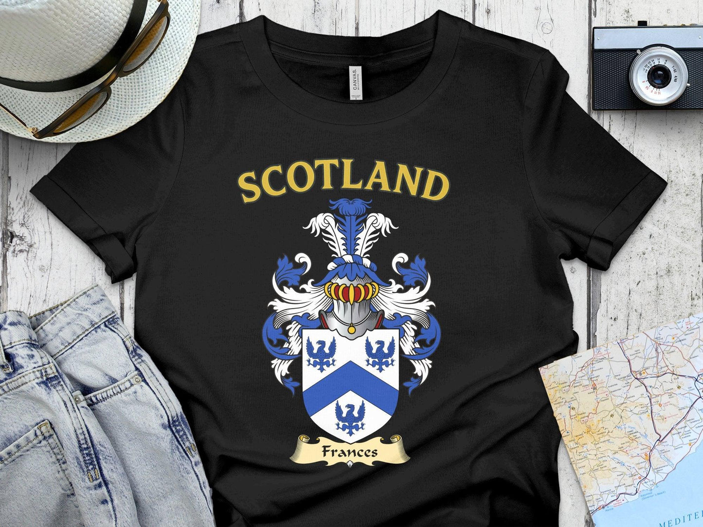 Scotland Graphic Featuring Family Crest Shirt product