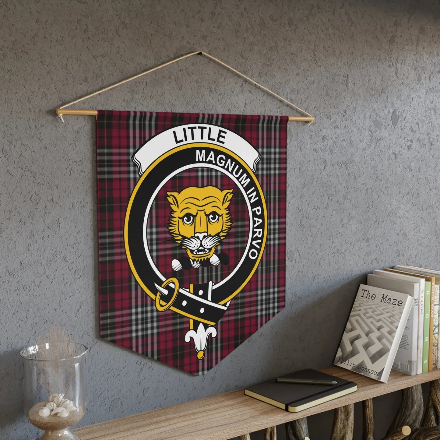 Vivid Plaid Little Tiger Tapestry Wall Hanging product