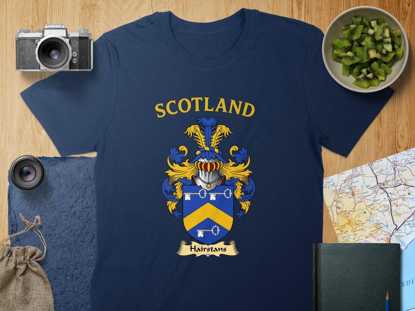 Scotland Hairstans Crest Shield Print T-Shirt product type