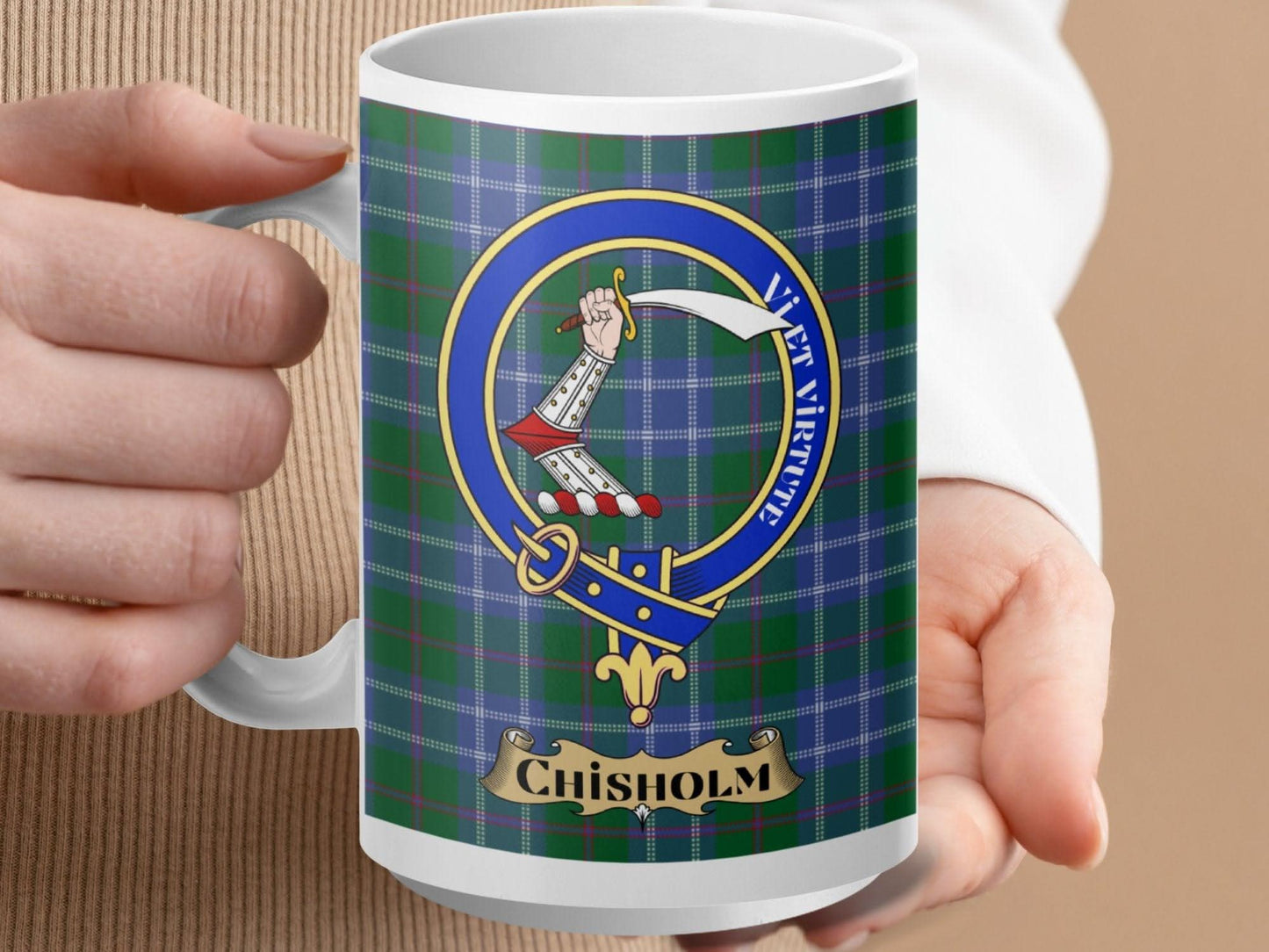 Clans of Scotland Chisholm Tartan Mug product type