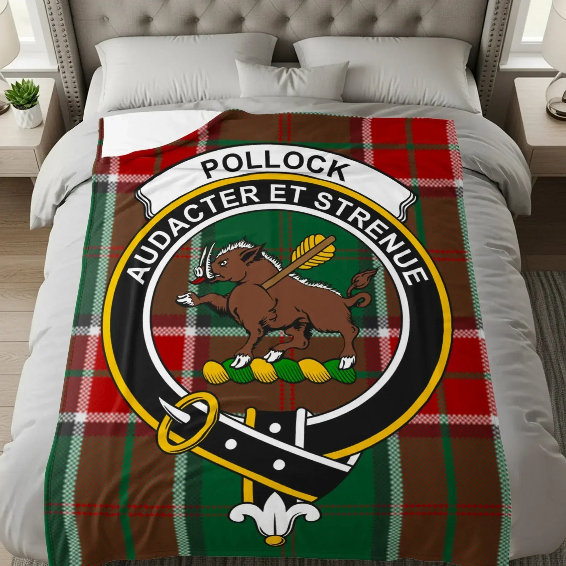 Pollock Audacter Et Strenue Customized Blanket product type