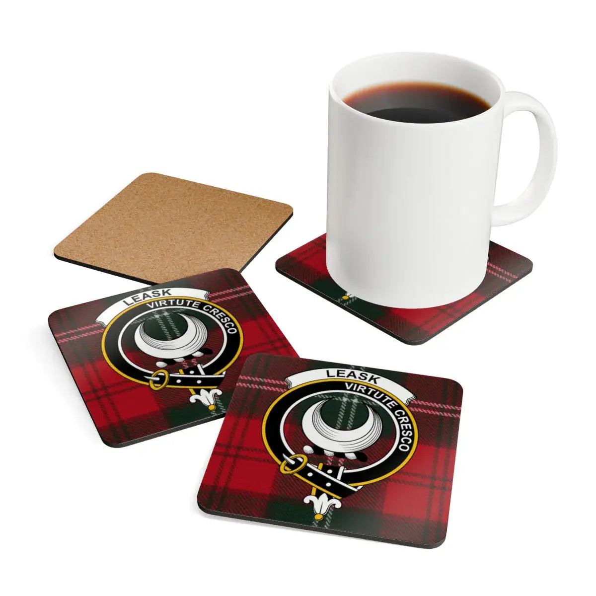 Tartan Design Coasters Set for Home Decor product type