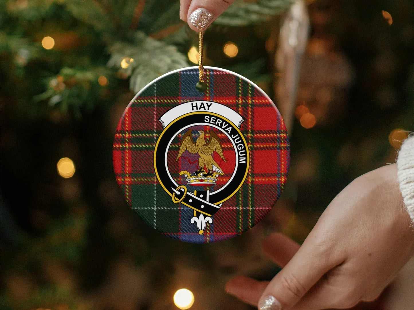 Customizable Hay Serva Jugum Clan Ceramic Ornament product