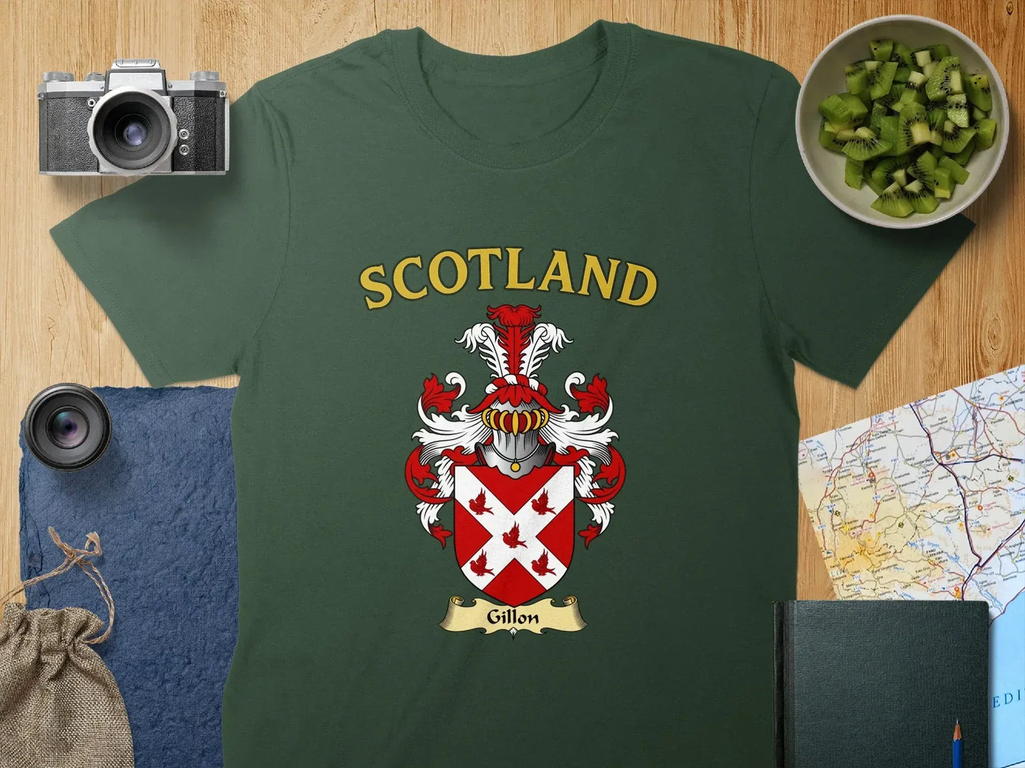 Scotland Gillon Family Crest Shield T-shirt product