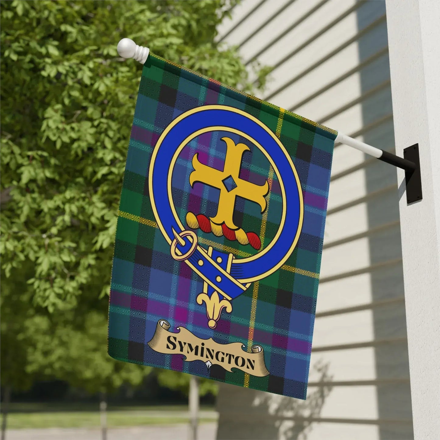 Symington Clan Tartan Outdoor Display Flag product type