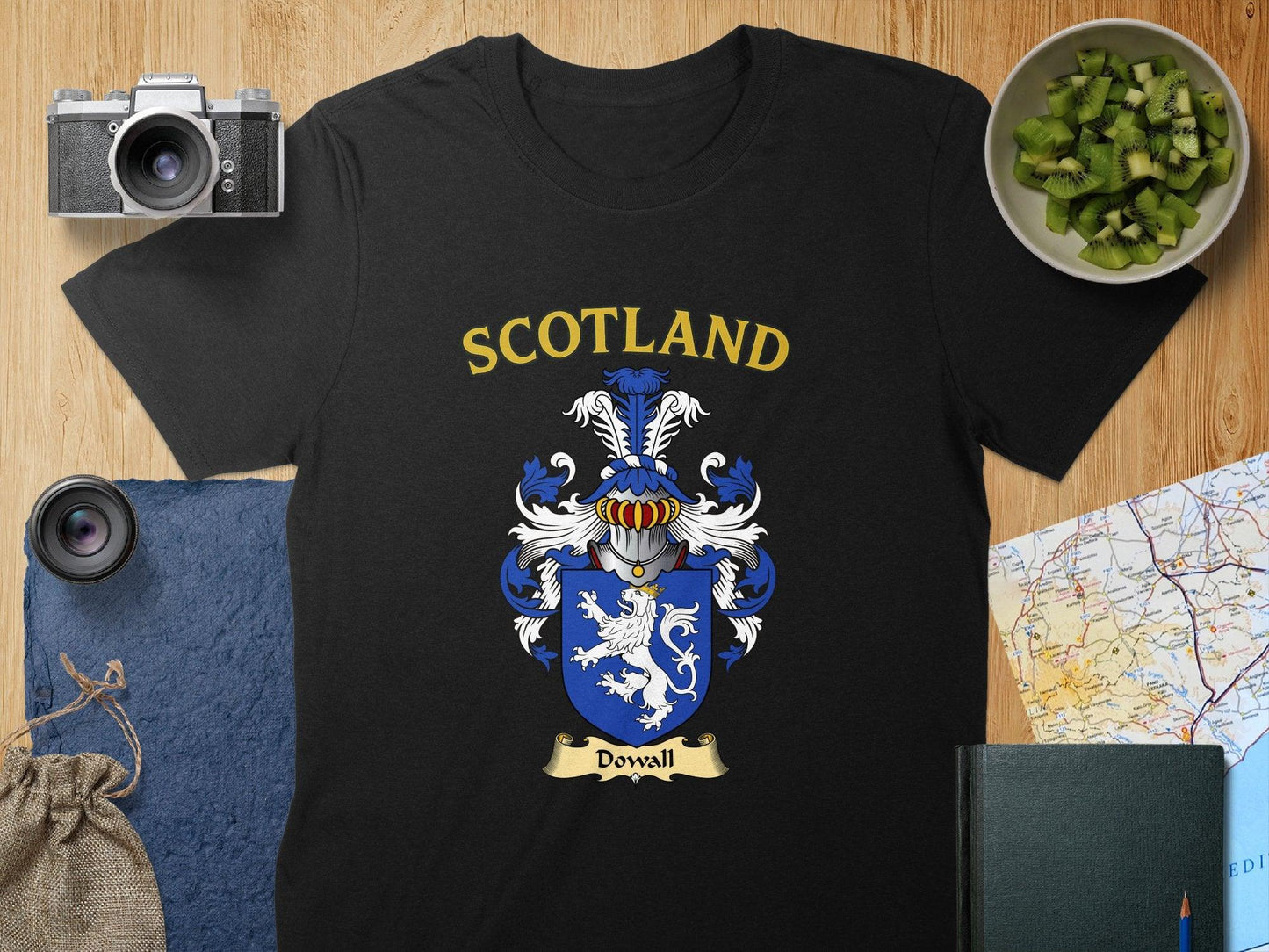 Dowall Clan Family Crest Scotland T-Shirt - Celtic Ancestry Gifts