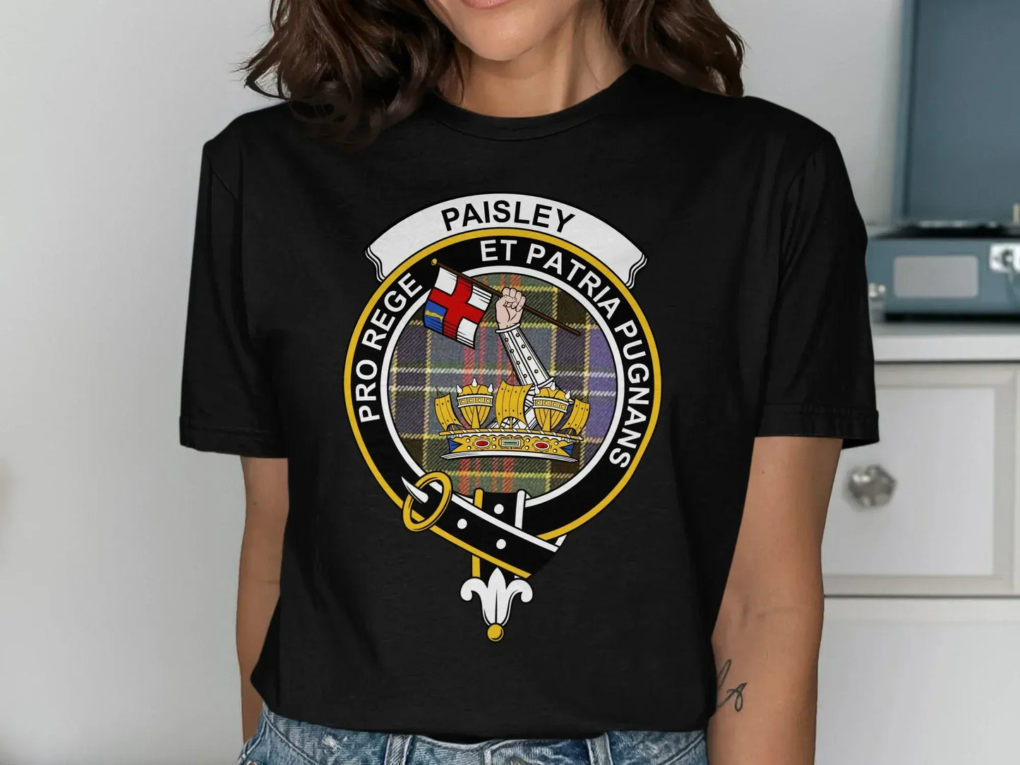 Paisley Pro Rege Et Patria Pugnans T-shirt product type