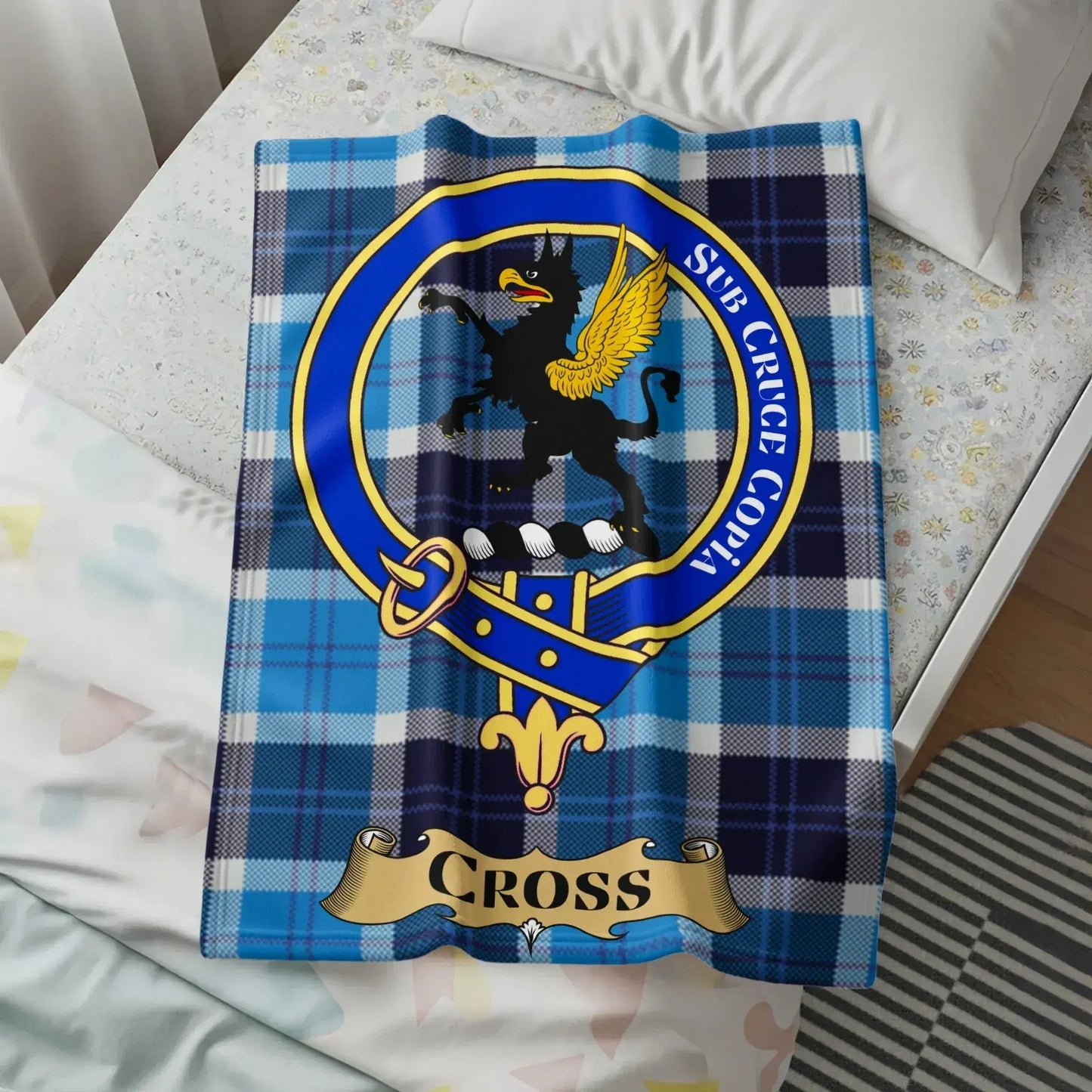 Sub Cruce Codmi Griffin Plaid Throw Blanket product