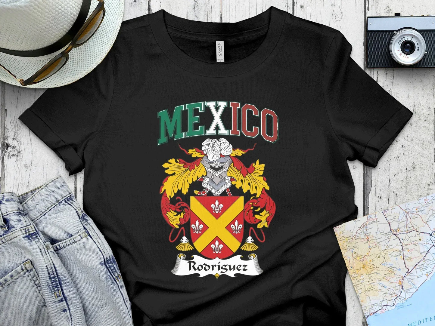 Mexico Coat of Arms Rodriguez Graphic T-Shirt product type
