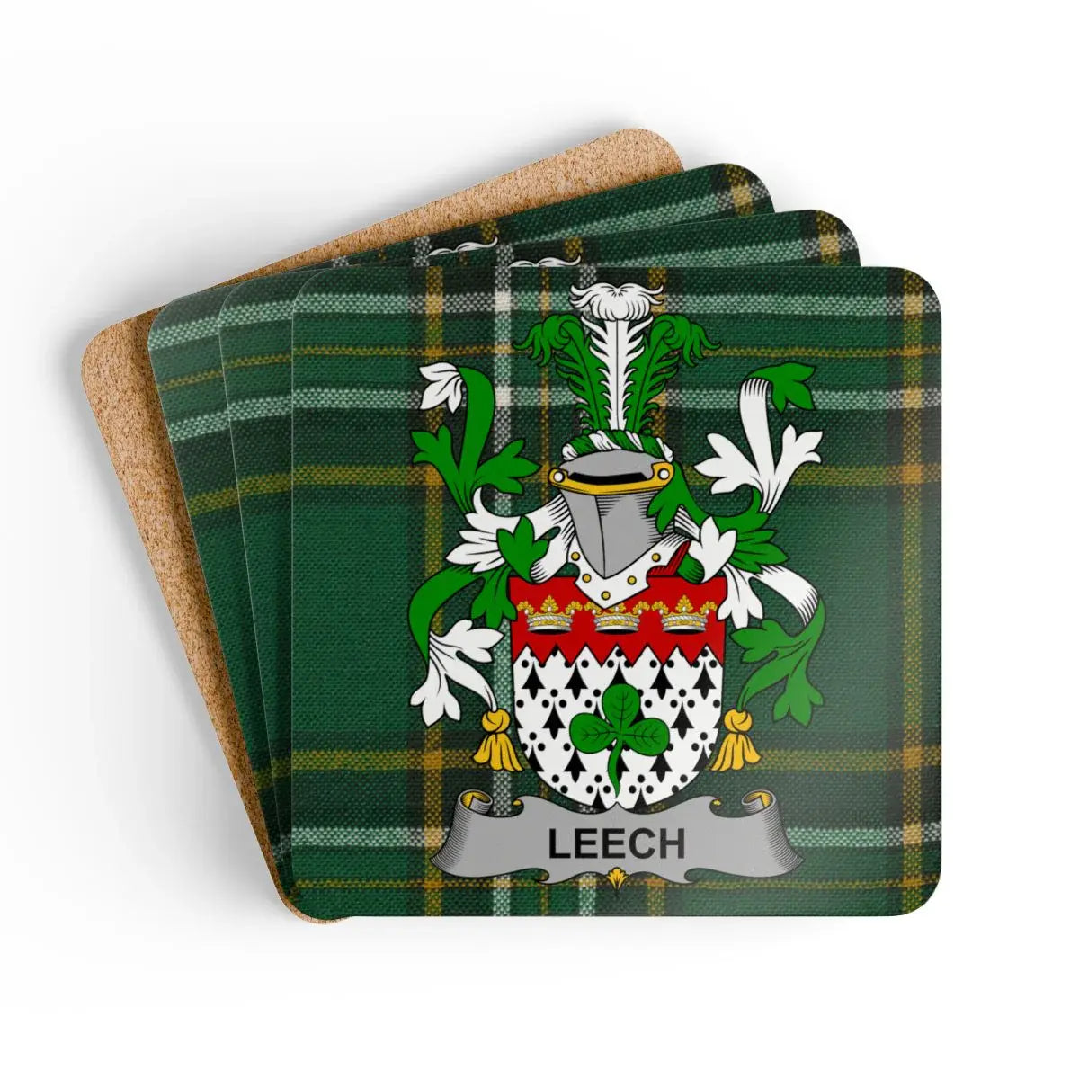 Family Crest Coasters Personalized Decorative product type