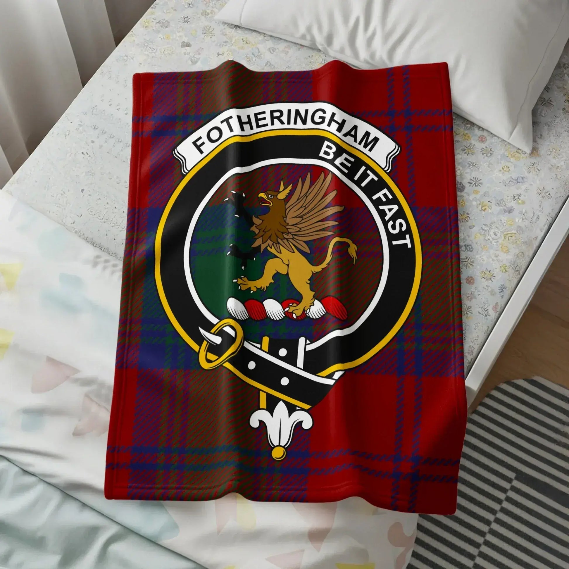 Fotheringham Be it Fast Plaid Blanket product