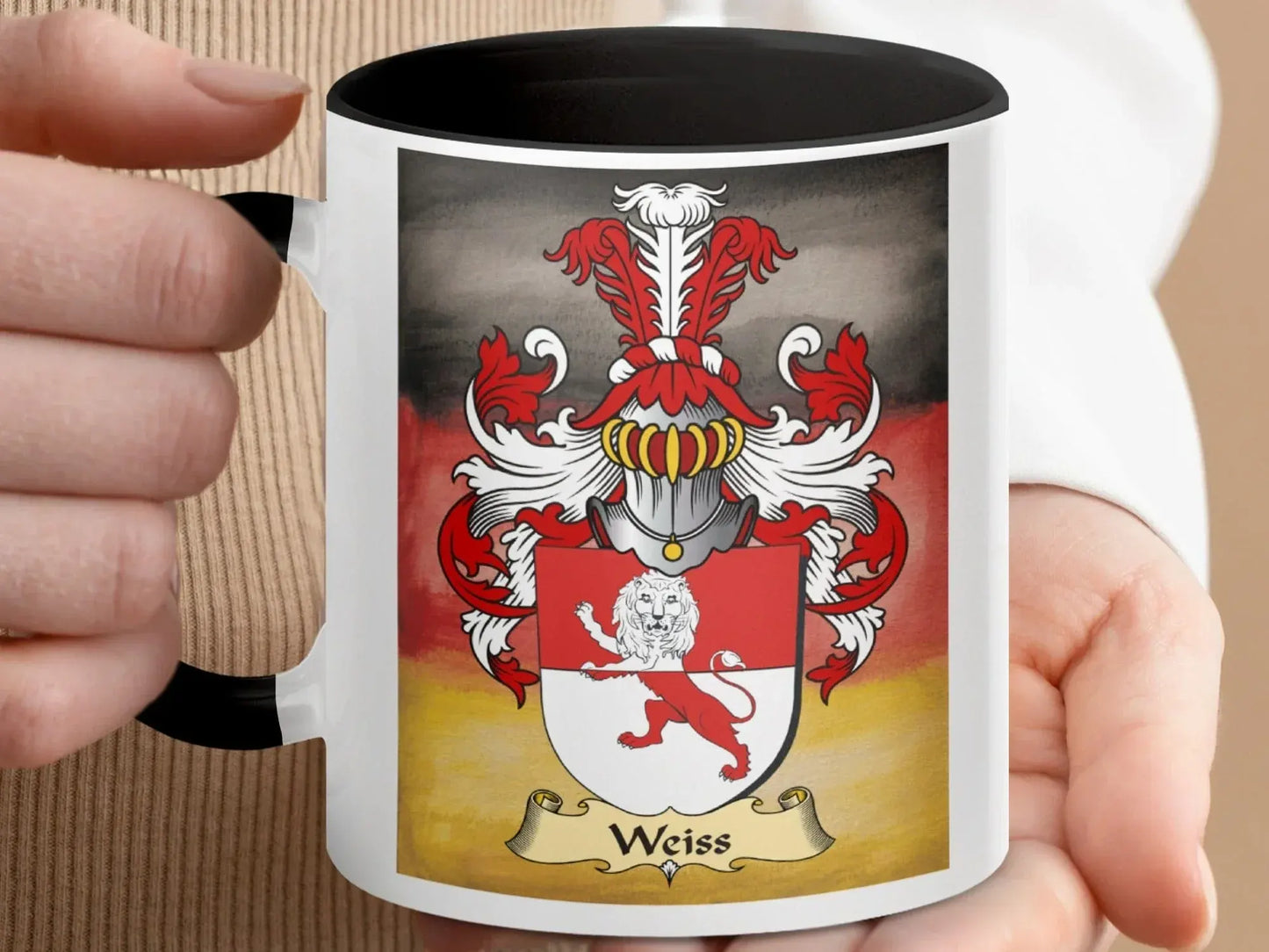 Weiss Family Crest Colorful Shield Design Mug product