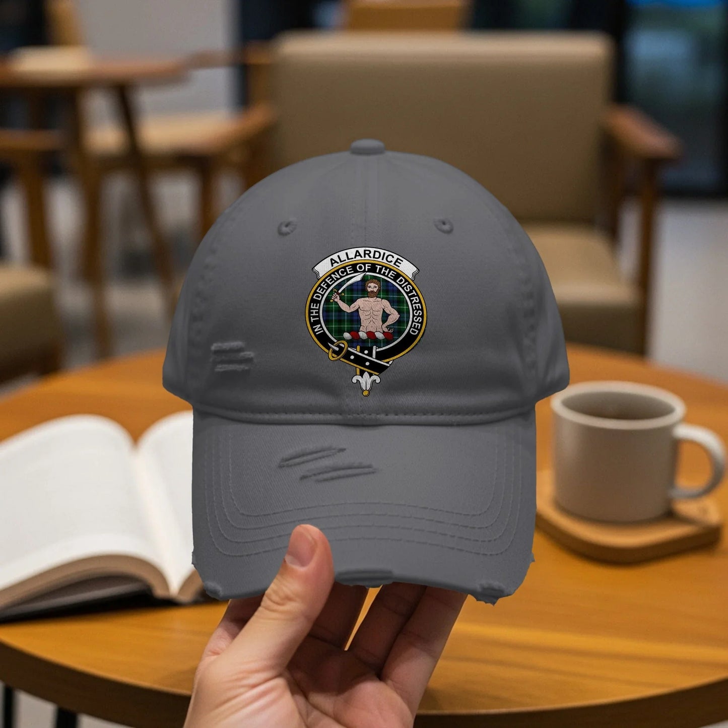 Unique Vintage Allardice Embroidered Patch Hat product