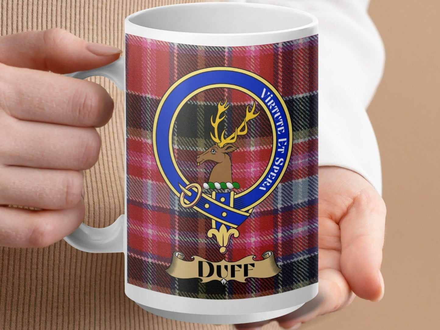 Vibrant Duff Clan Tartan Design Mug product