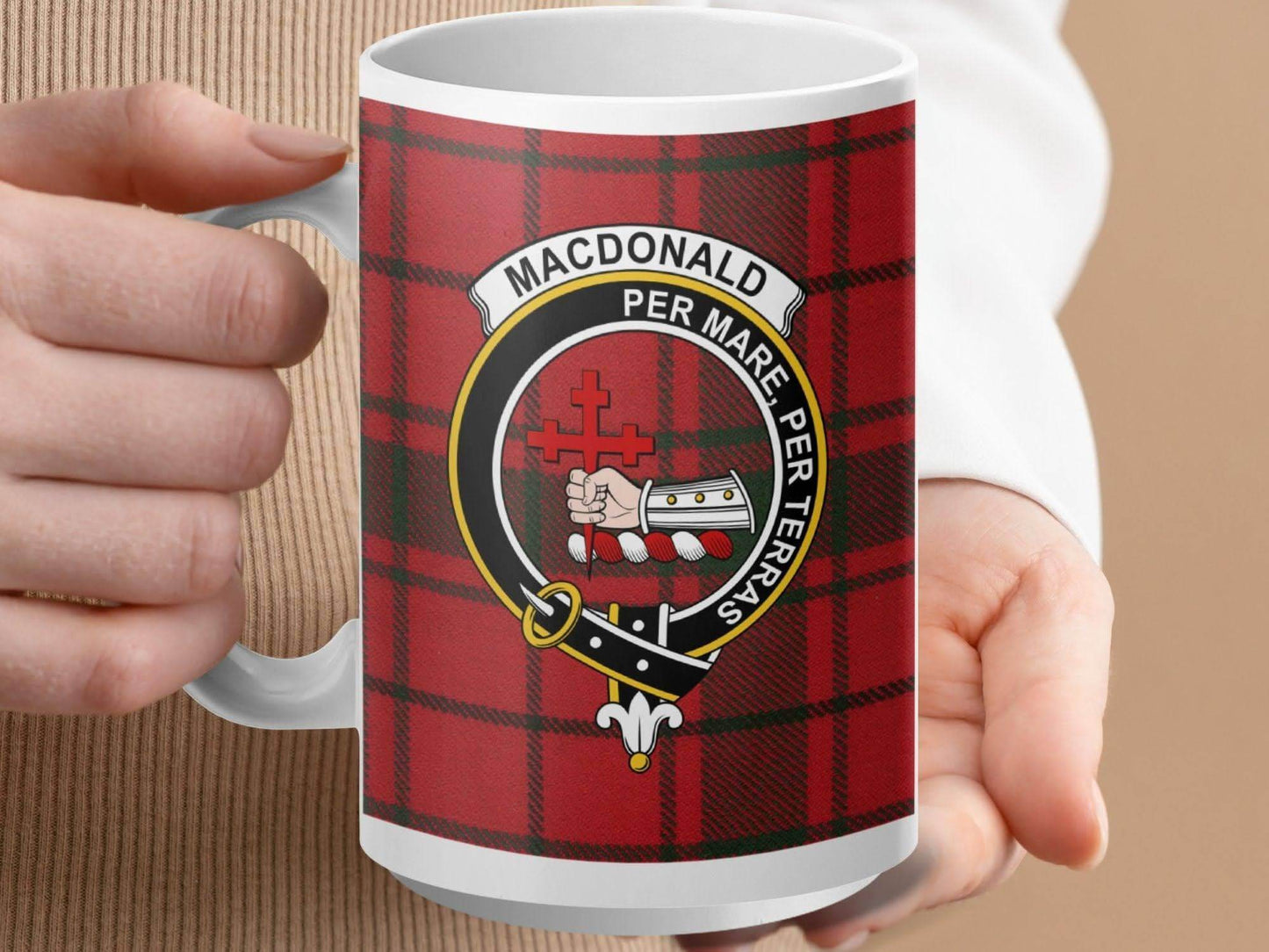 Macdonald Per Mare Per Terras Tartan Mug product