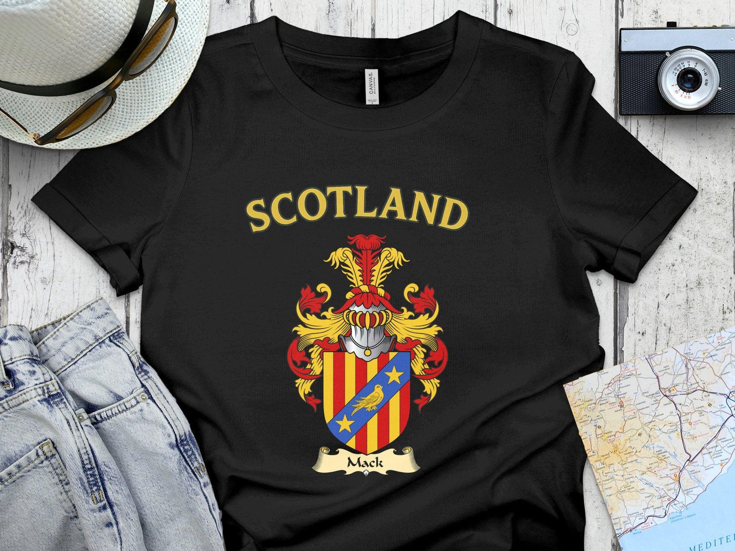 Scotland Family Crest Graphic T-Shirts product type