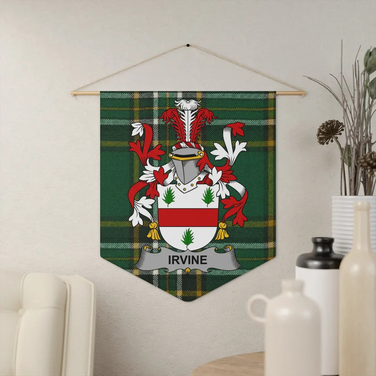 Irvine Family Coat of Arms Wall Hanging product type