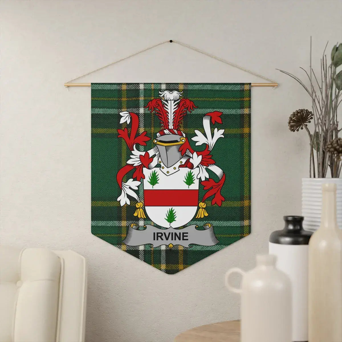 Irvine Family Coat of Arms Wall Hanging product type