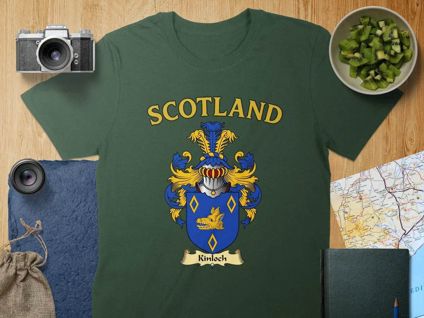 Scotland Heritage Family Crest Kinloch T-Shirt product type