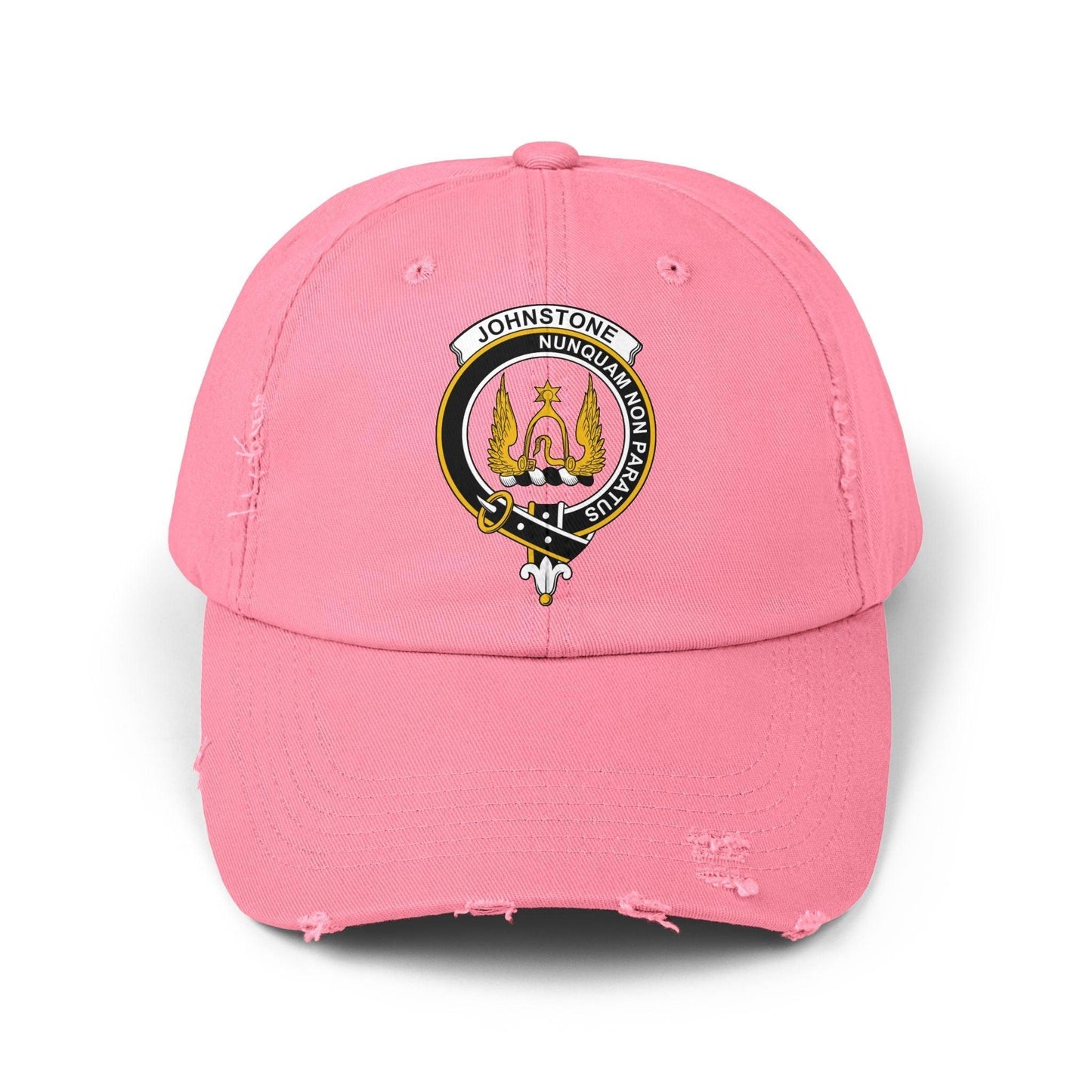 Johnstone Clan Crest Distressed Baseball Cap - Celtic Ancestry Gifts