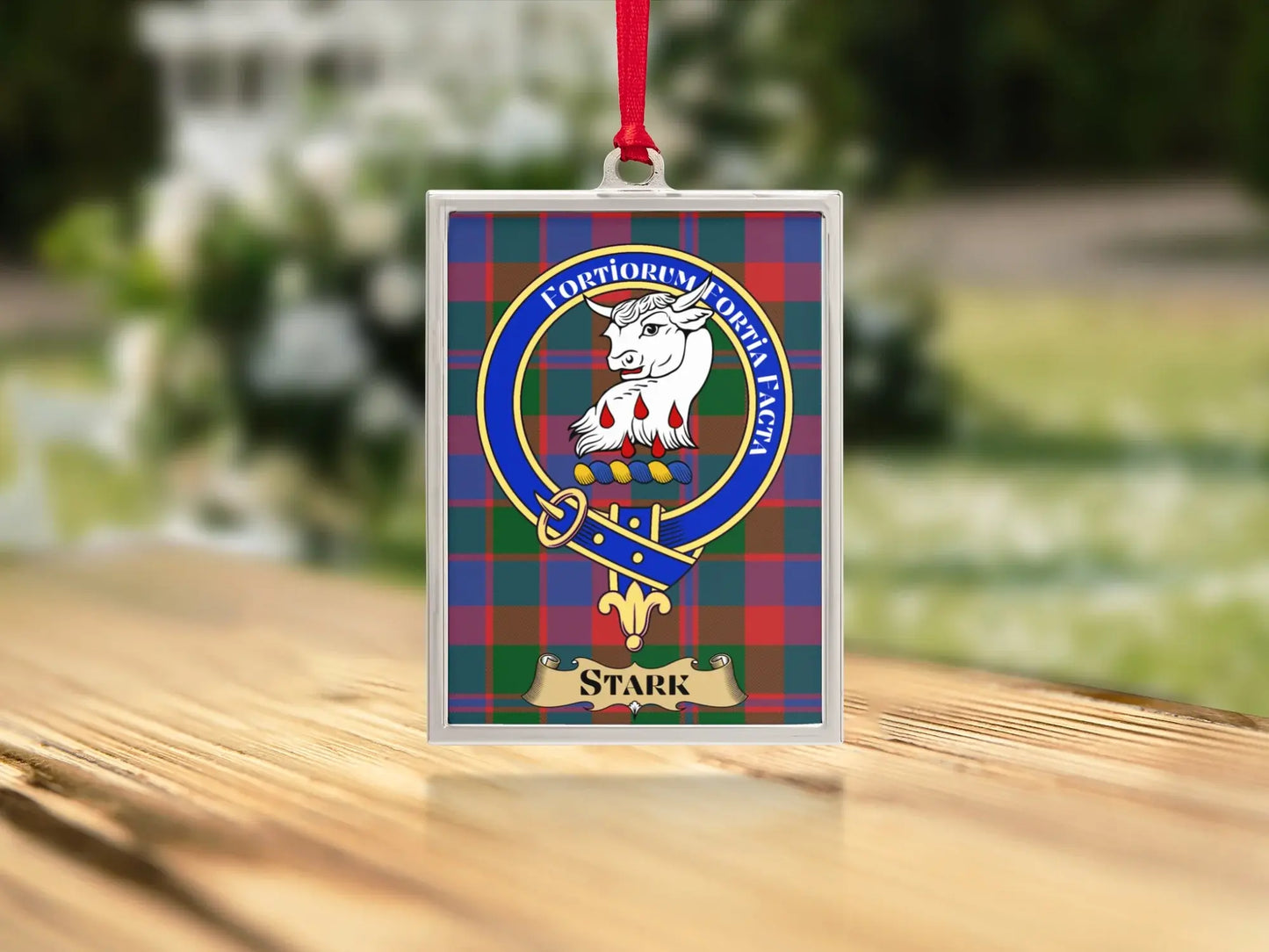Clan Crest Badge Plaid Pattern Customizable Product