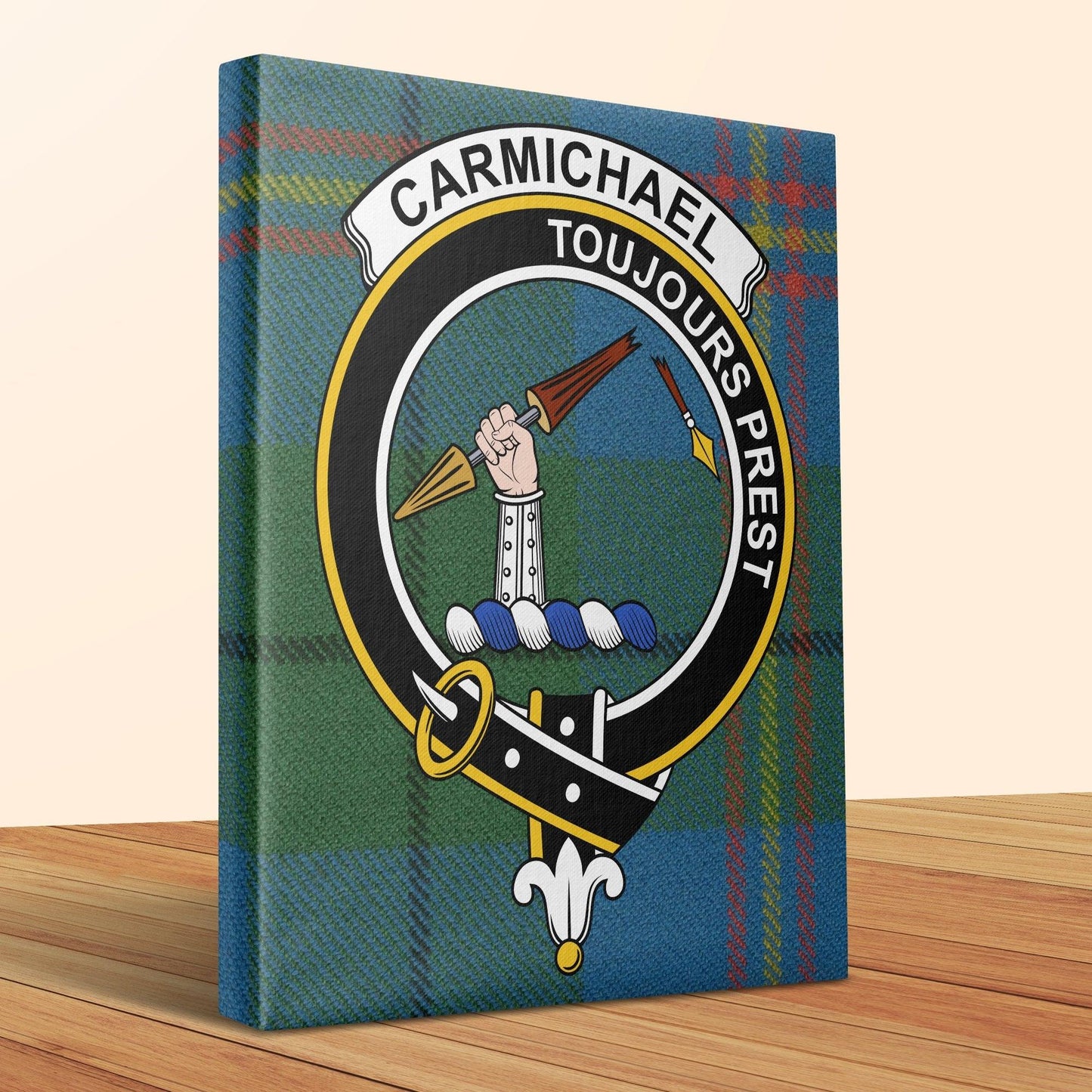 Clan Carmichael Crest Canvas Wall Art product