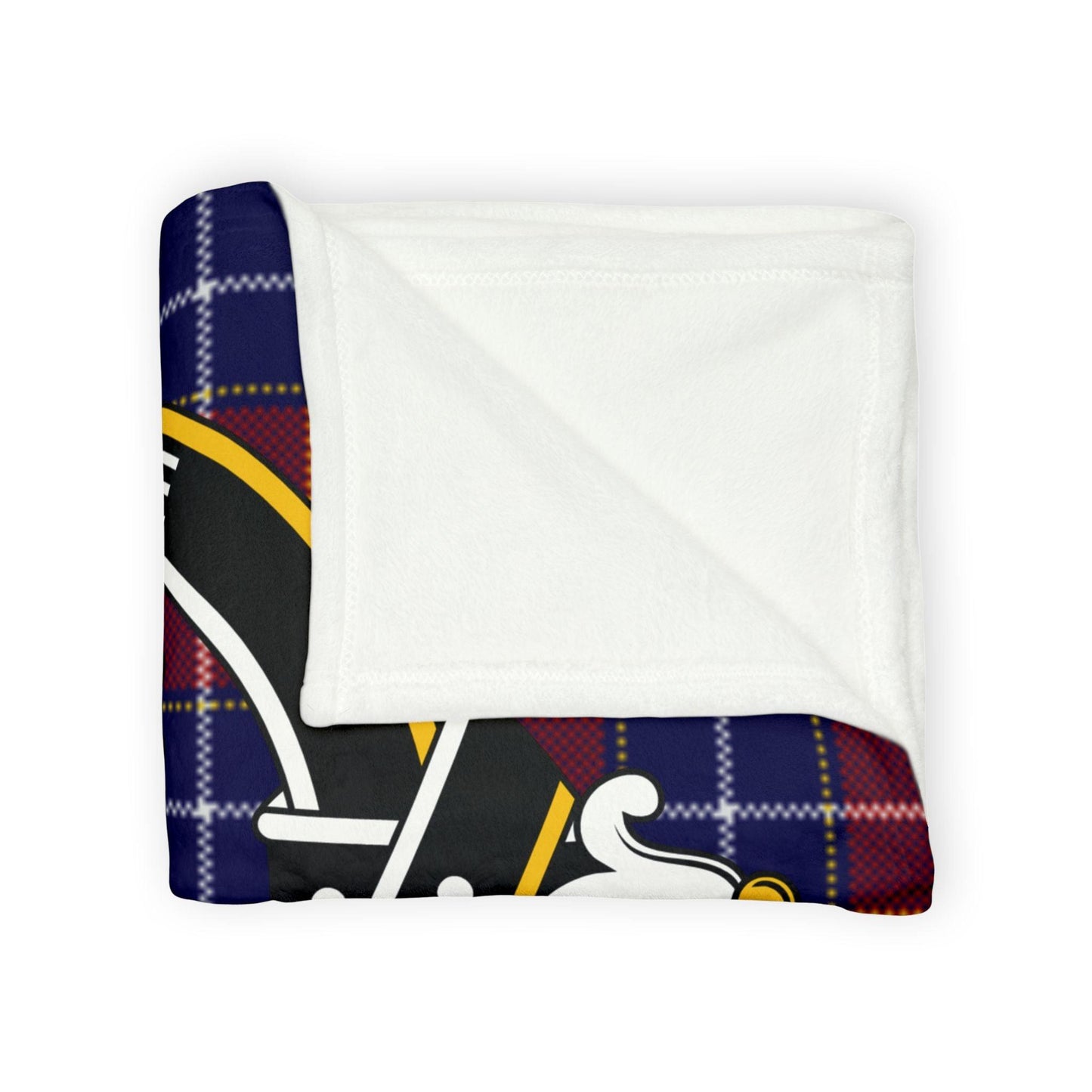 Wishart Clan Tartan Blanket – Scottish Crest Throw - Celtic Ancestry Gifts