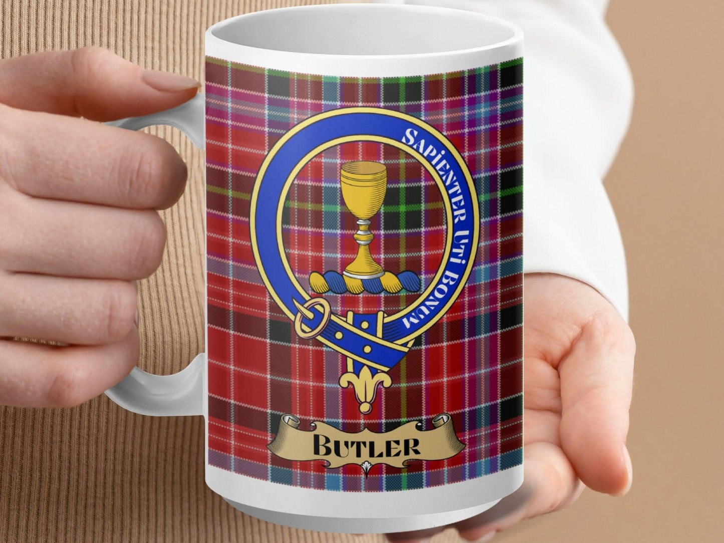 Sadenser Ut Butler Honores Crest Emblem Mug product
