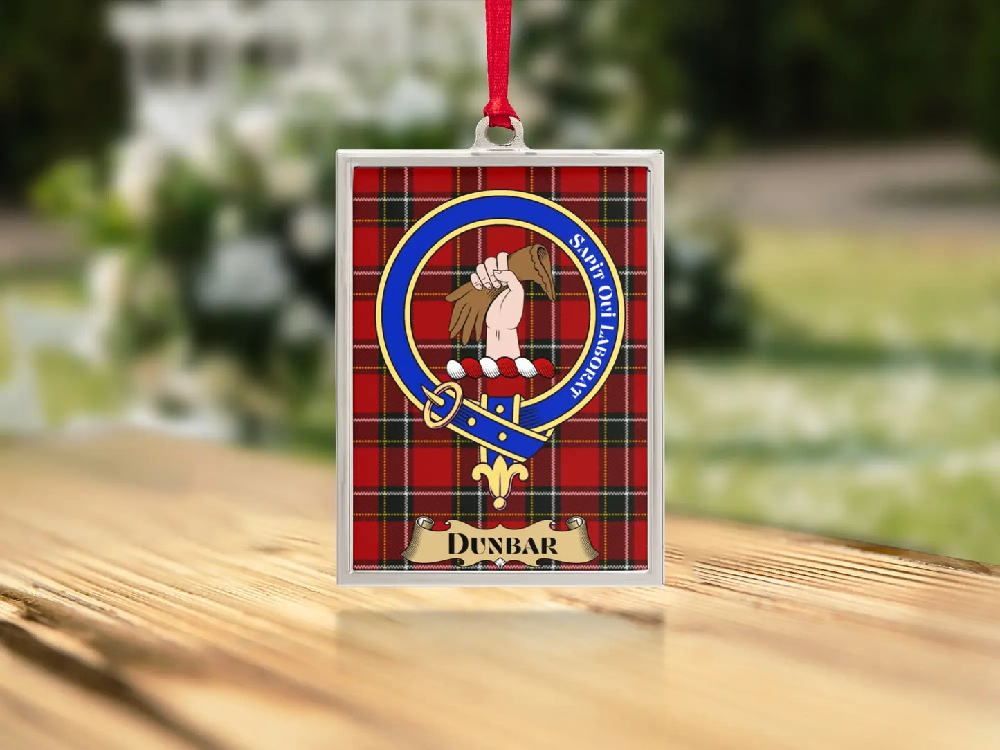 Scottish Clan Dunbar Crest Plaid Background product