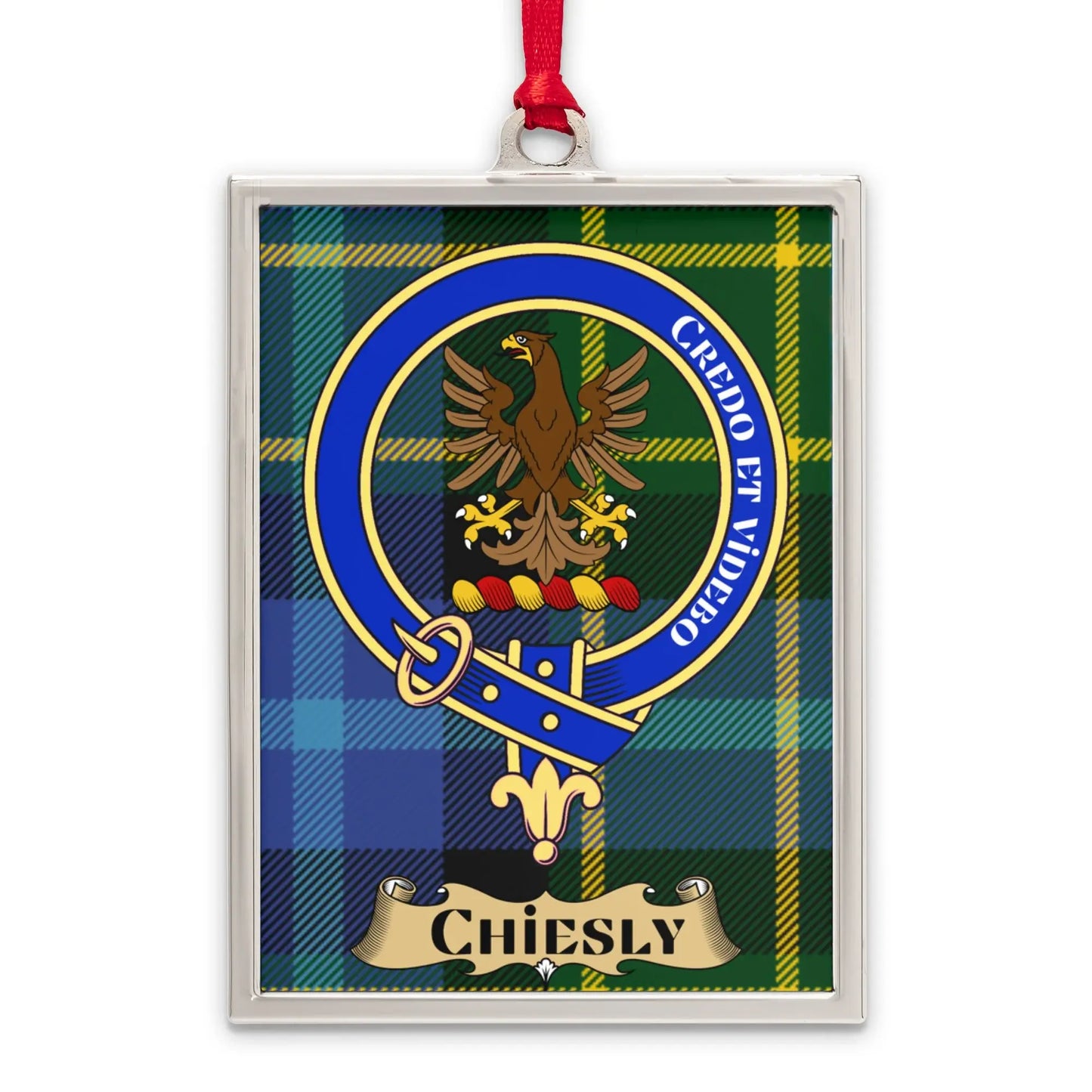 Crede Et Videro Chiesly Clan Tartan Plaid product