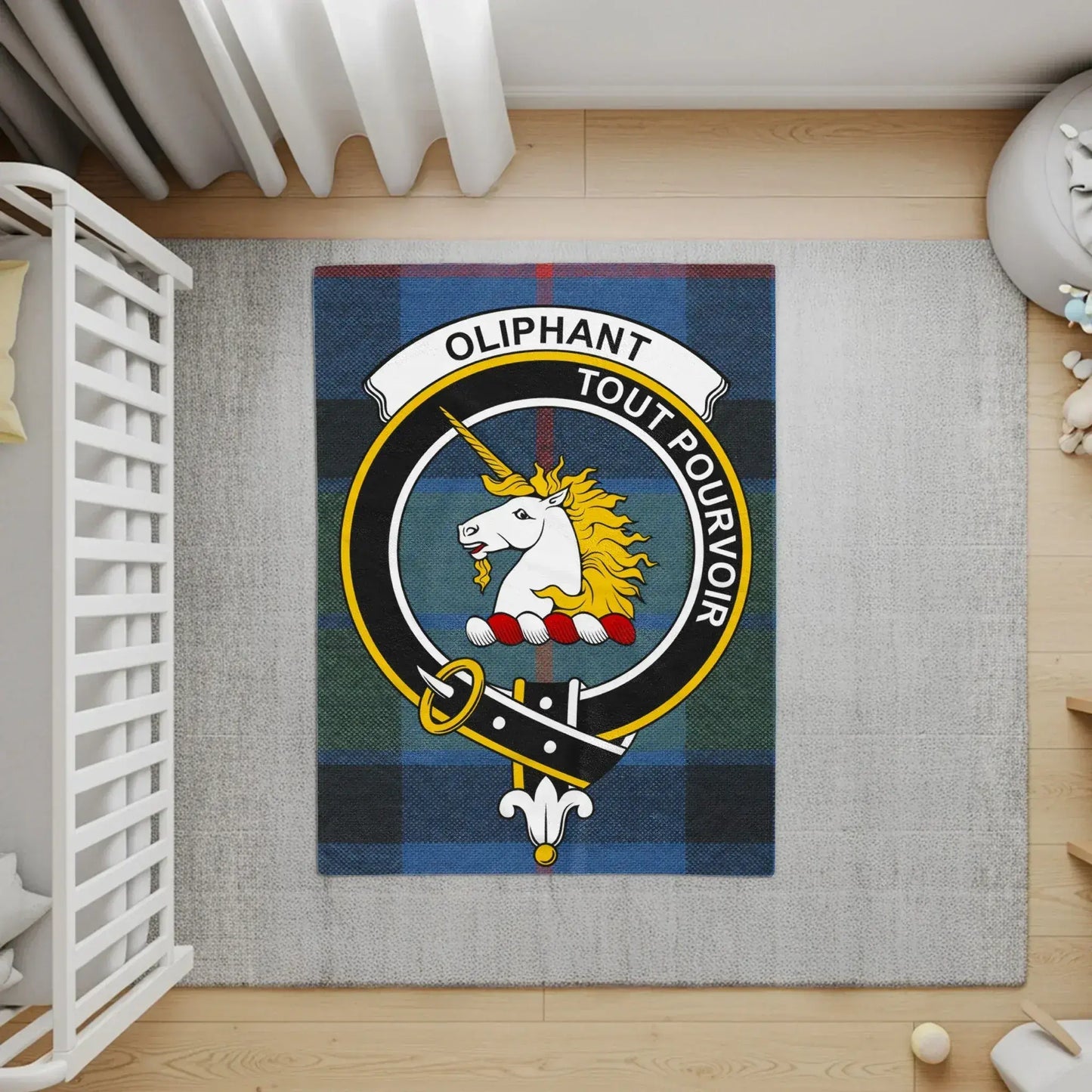Oliphant Tout Pouvoir Unicorn Emblem Rug product