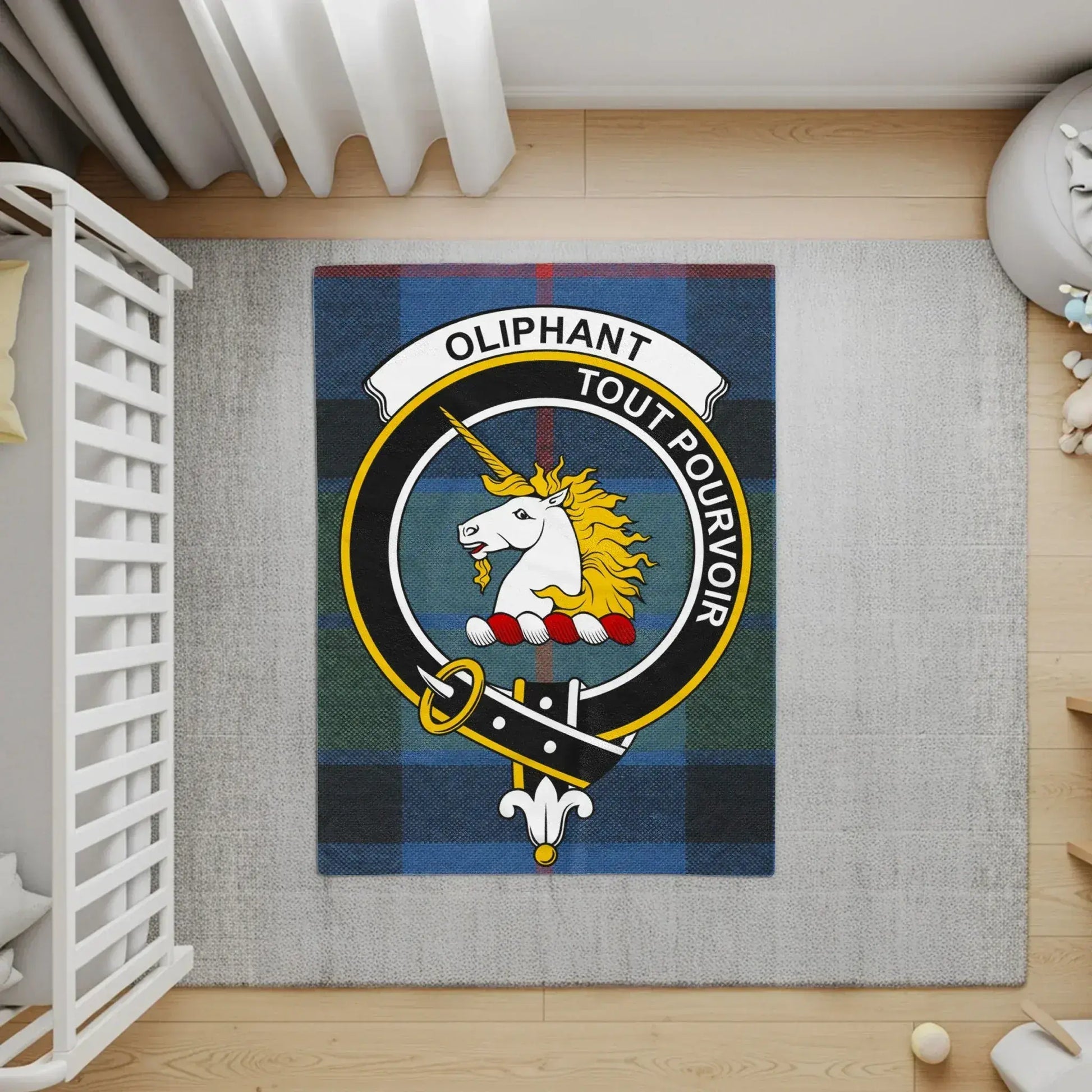Oliphant Tout Pouvoir Unicorn Emblem Rug product