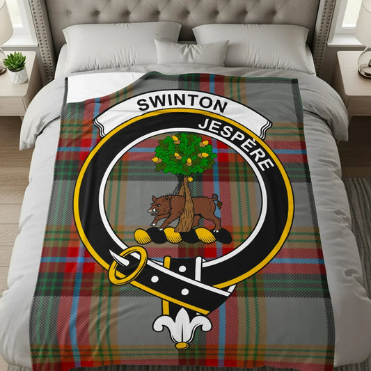 Clan Swinton Jespere Plaid Shield Emblem Blanket product