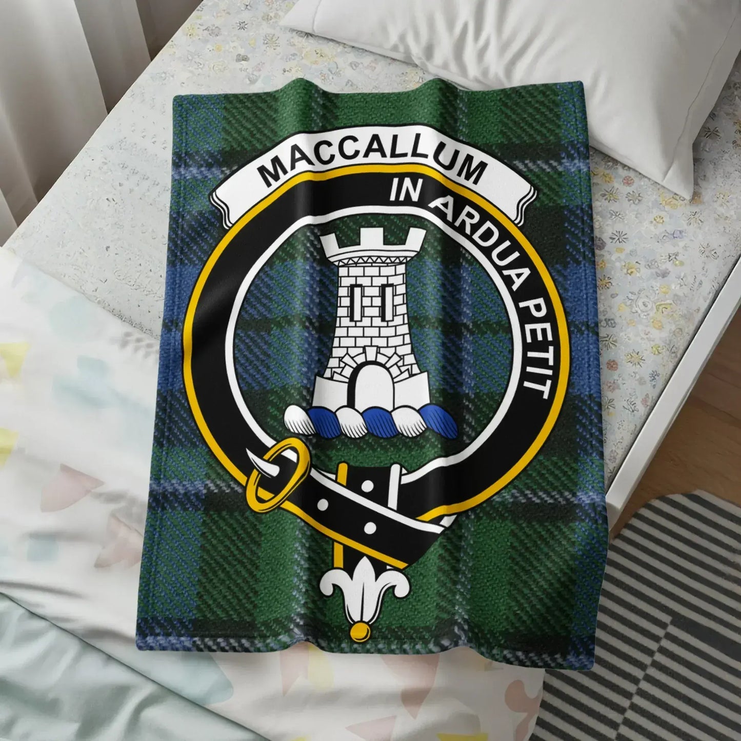 Maccallum in Ardua Petit Pattern Throw Blanket product