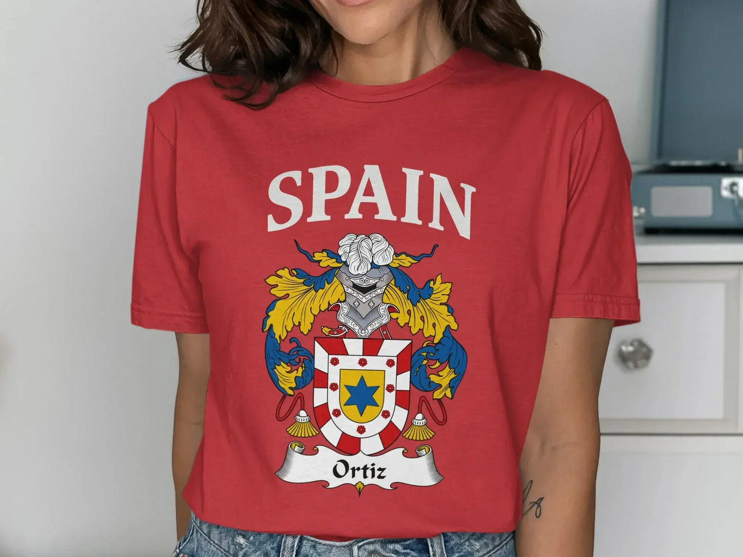 Spain Ortiz Family Crest T-Shirt product
