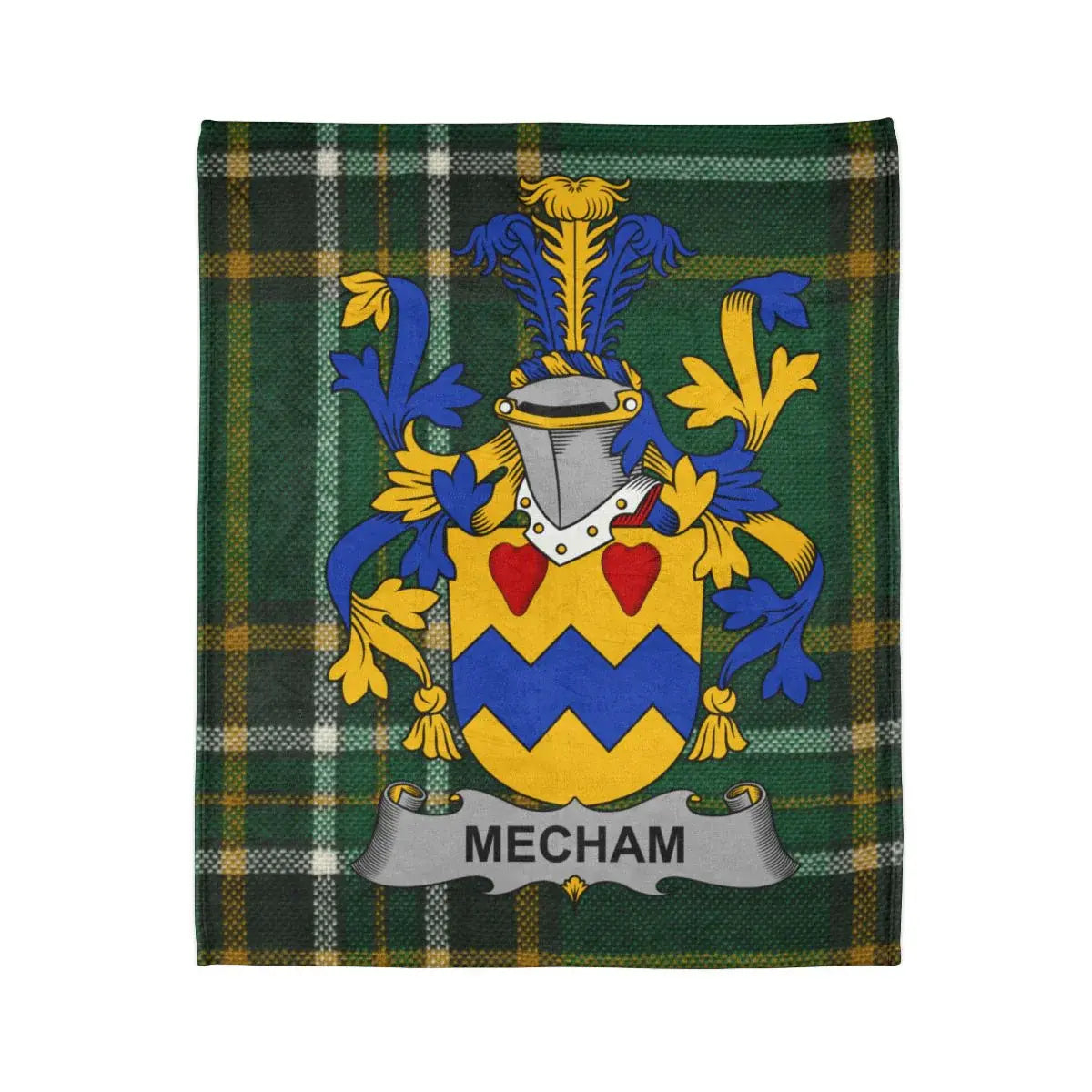 Mecham Family Crest Decor Blanket product