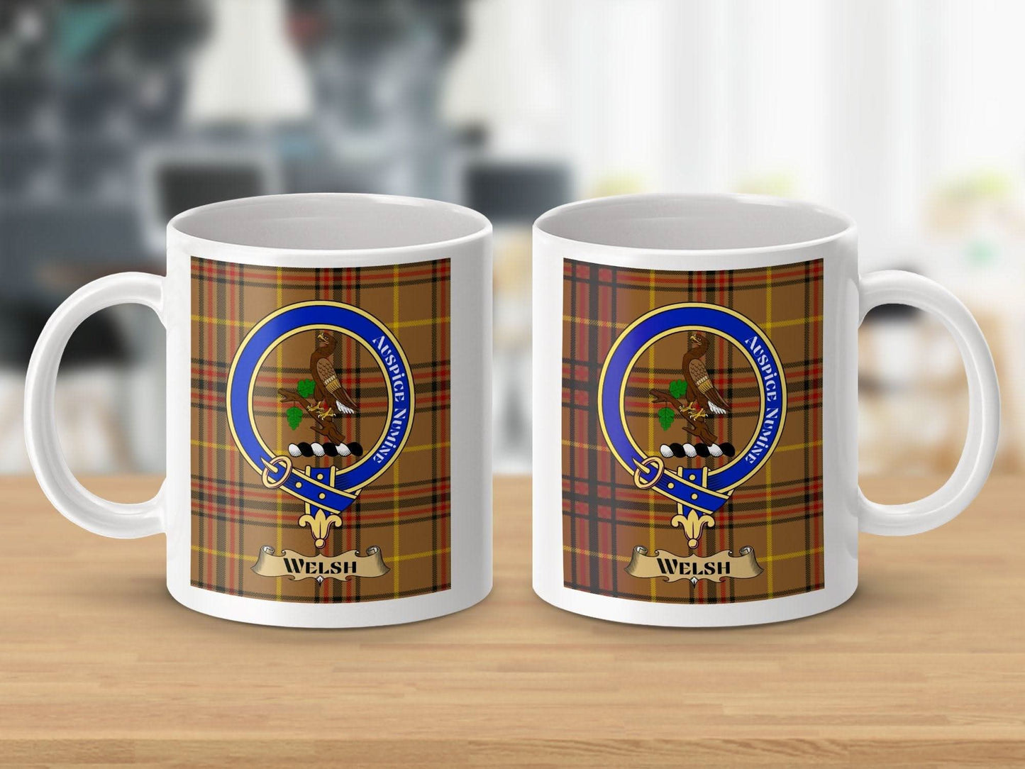 Welsh Family Crest Tartan Beverage Mug product type