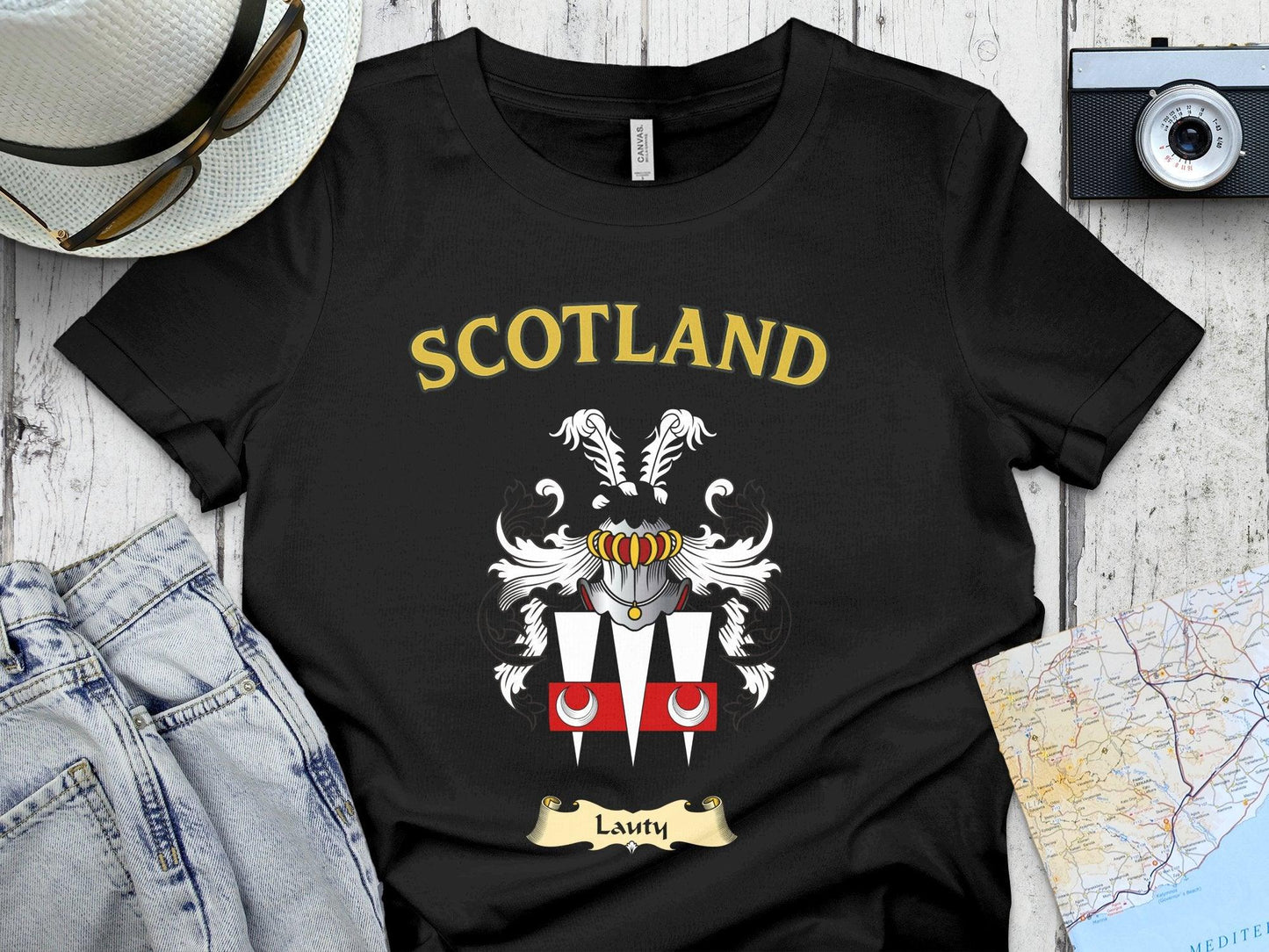 Scotland Family Crest Graphic Tee Shirt product