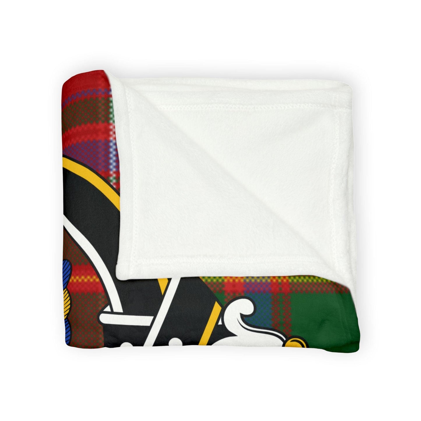 Sommerville Clan Tartan Blanket – Scottish Crest Throw - Celtic Ancestry Gifts