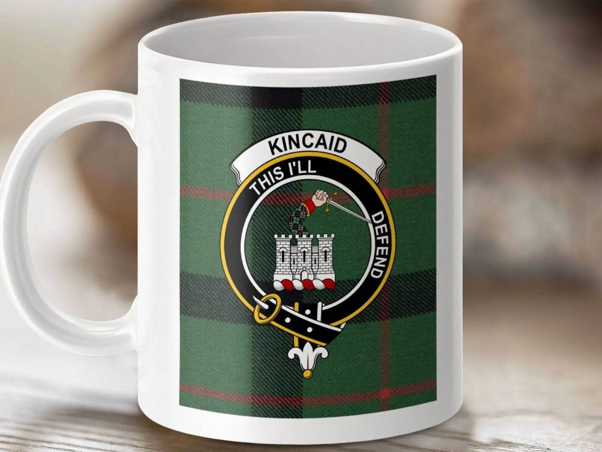 Kincaid This I'll Defend Scottish Clan Mug product