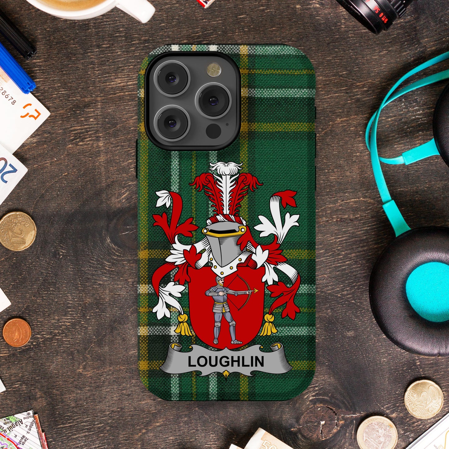 Customizable Phone Case with Unique Family Crest product type