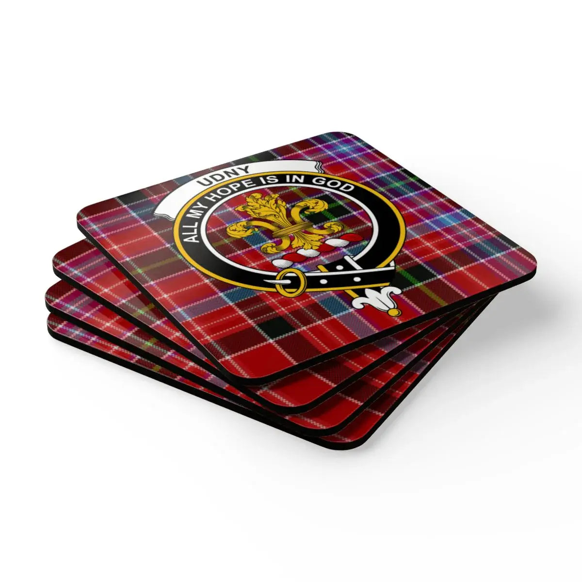 All My Hope Is In God Clan Crest Coaster product