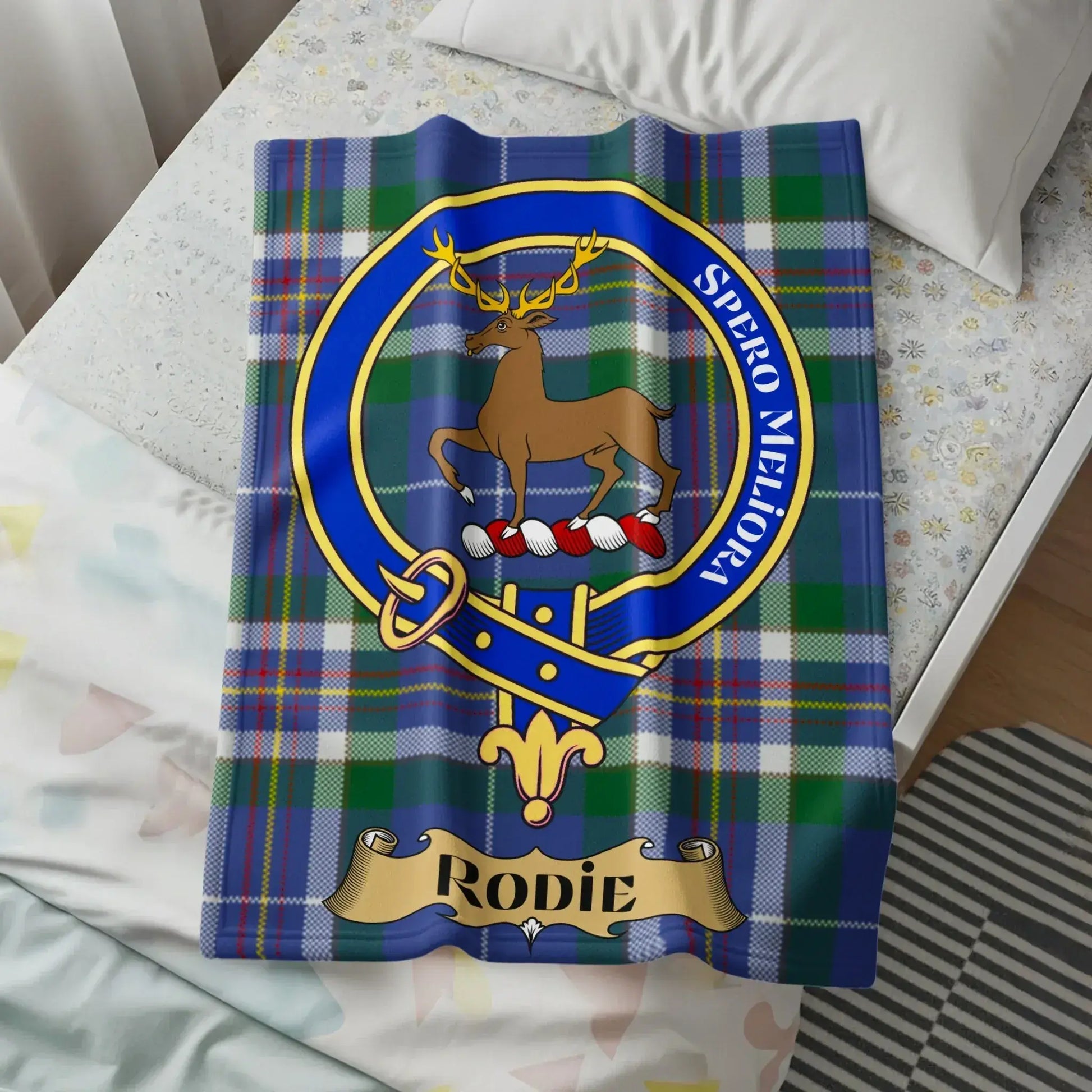 Swero Melior Rodie Custom Clan Tartan Blanket product