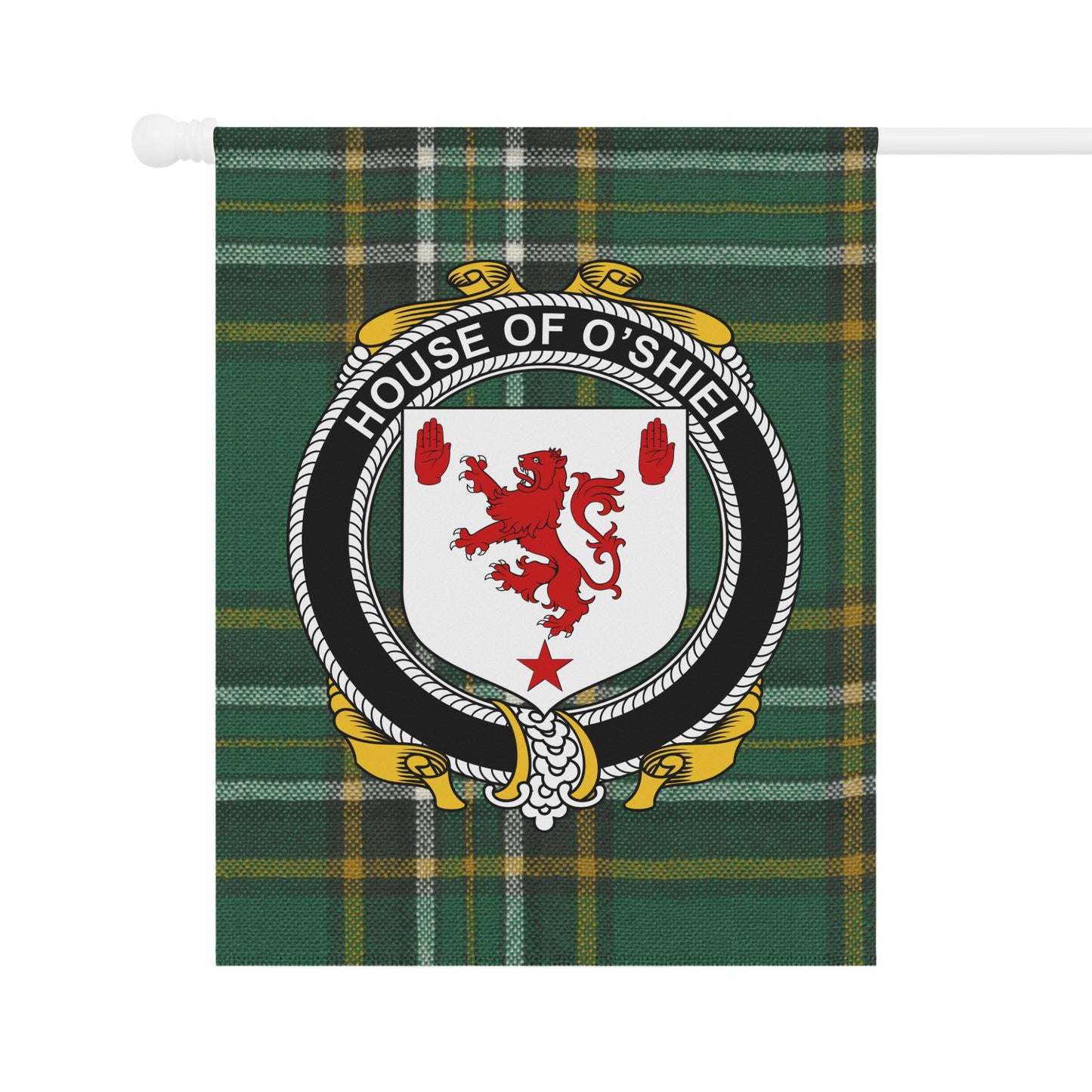 House of O'Shiel Family Crest Wall Banner